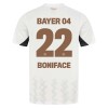 Maglia ufficiale Bayer 04 Leverkusen Victor Boniface 22 Trasferta 2024-25 per Uomo